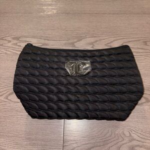 Juicy Couture Black Quilted Cosmetic Bag
